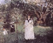 Catching the butterfly Berthe Morisot